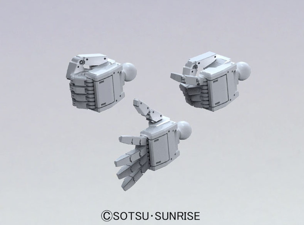 ビルダーズパーツHD-22 1/144 MSハンド03（連邦系・Sサイズ）