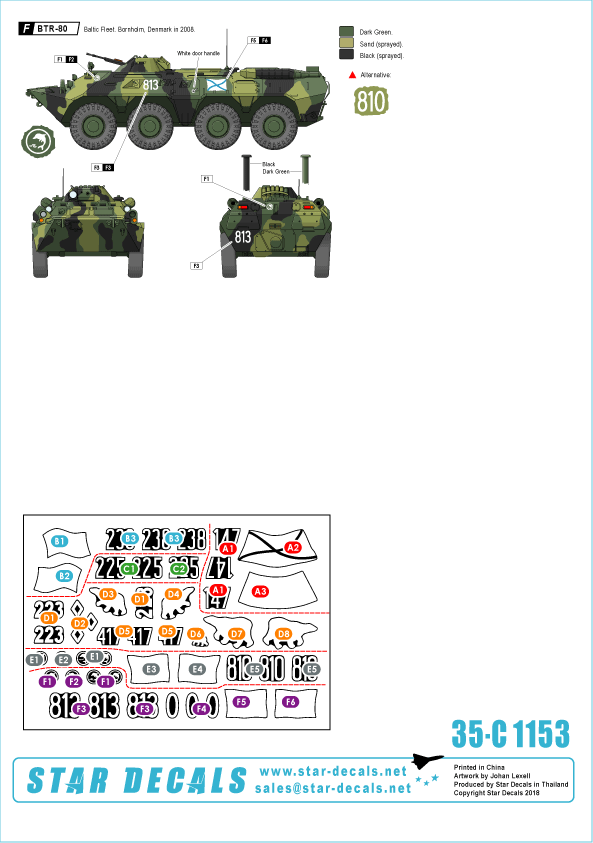 1/35 現用ソビエト/ロシア軍の海軍歩兵 #5 BTR-80