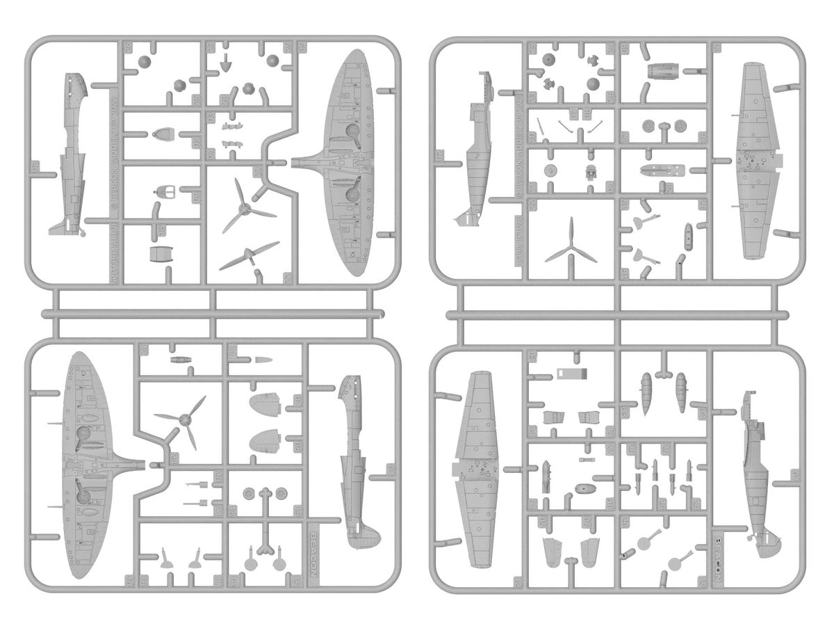 1/144 スピットファイア Mk.Ⅰa vs. Bf109E-4 "バトル・オブ・ブリテン 1940年"