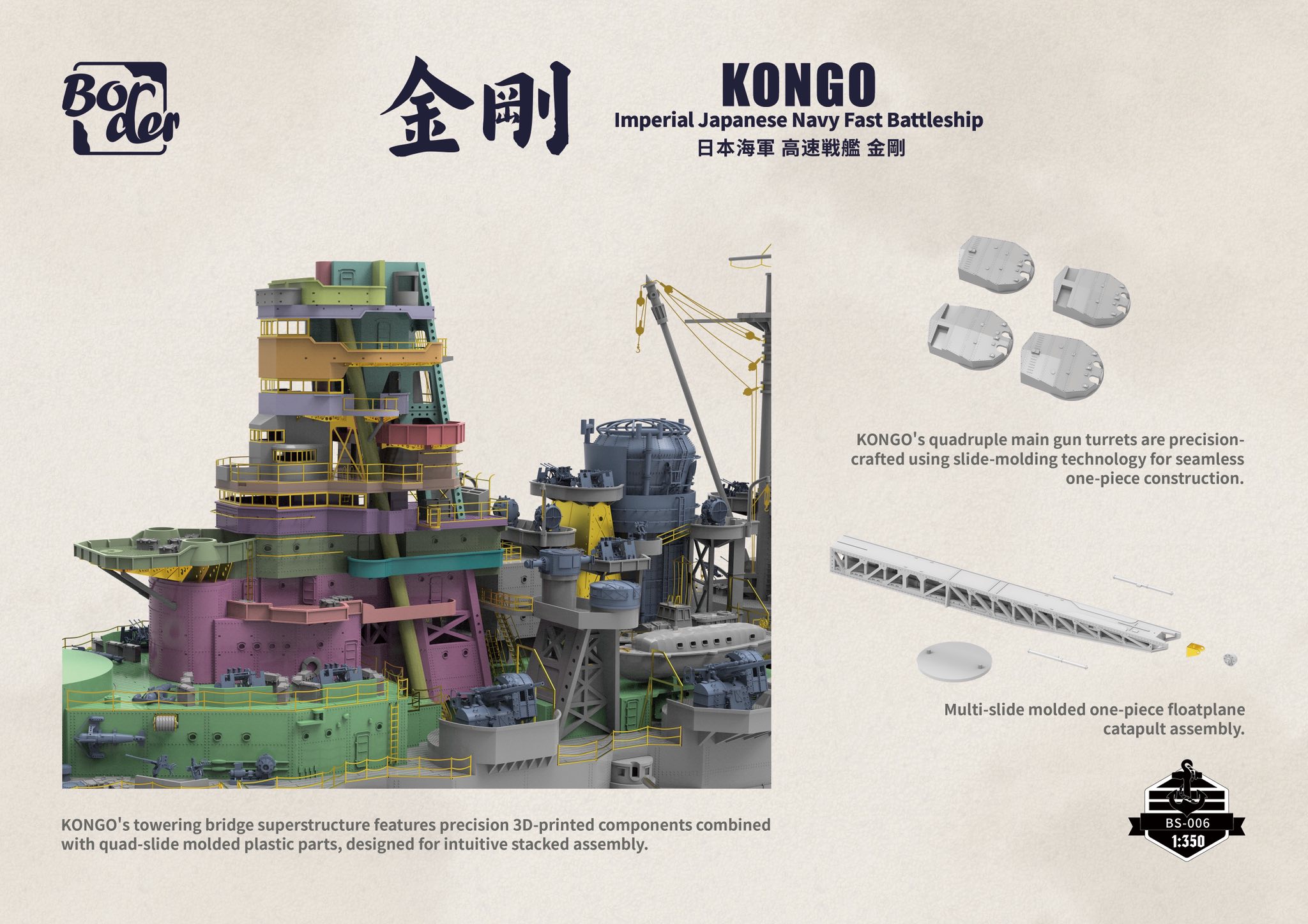 【予約する】　1/350　日本海軍 高速戦艦 金剛“レイテ沖海戦”