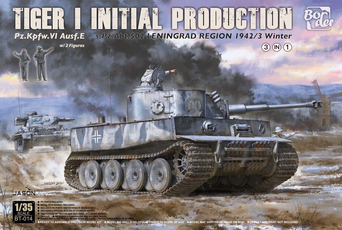 1/35　ドイツ タイガーⅠ 極初期生産型 第502重戦車大隊 レニングラード 1942/3 冬（3in1）