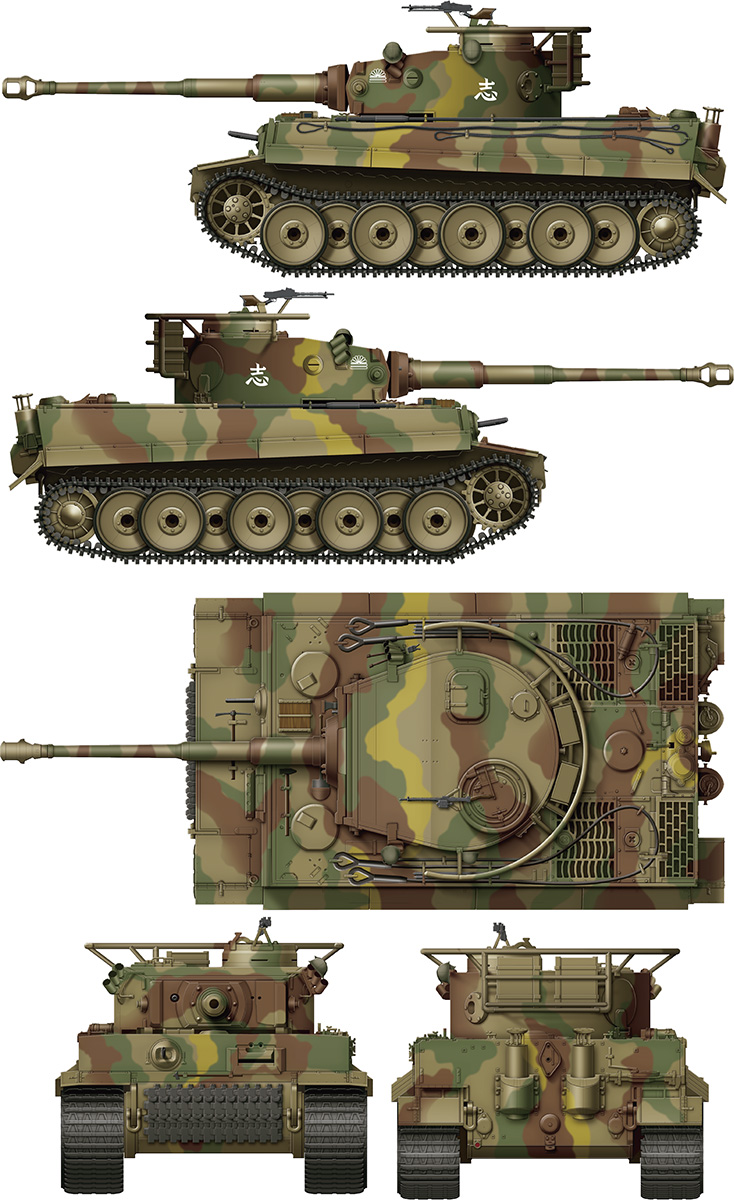 1/35　日本陸軍 タイガーI　重戦車　 - ウインドウを閉じる