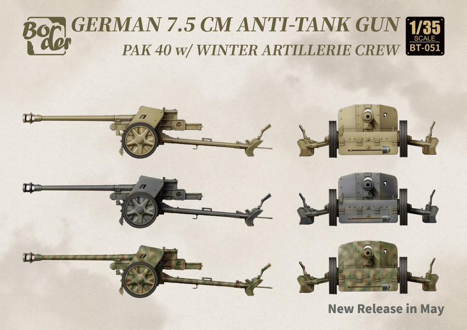 【予約する】　1/35　7.5cm pak40 対戦車自走砲 w/冬季砲兵