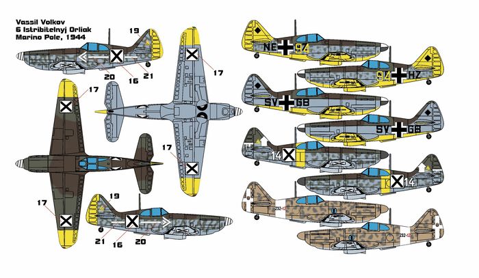 1/144 デヴォアティーヌ D.520海外使用機