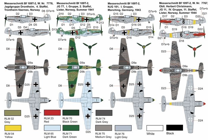 1/72　メッサーシュミット Bf-109T-2 - ウインドウを閉じる