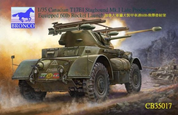 1/35　英・T-17E1 スタッグハウンドMk.I 重装甲車後期生産型 60インチロケット搭載タイプ