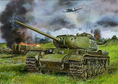 1/35　露・KV-85重戦車-可動キャタピラ&インテリア - ウインドウを閉じる