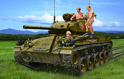 1/35　M24チャーフィー軽戦車フランス軍仕様(インドシナ戦争) - ウインドウを閉じる