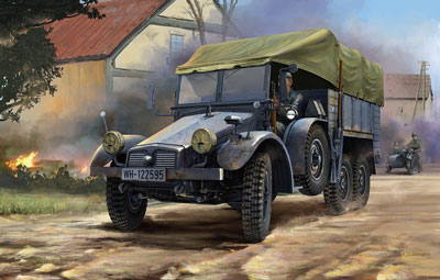 【予約する】　1/35　独・クルップ・プロッツェKfz.70兵員輸送車・全幌付 独・クルップ・プロッツェKfz.70兵員輸