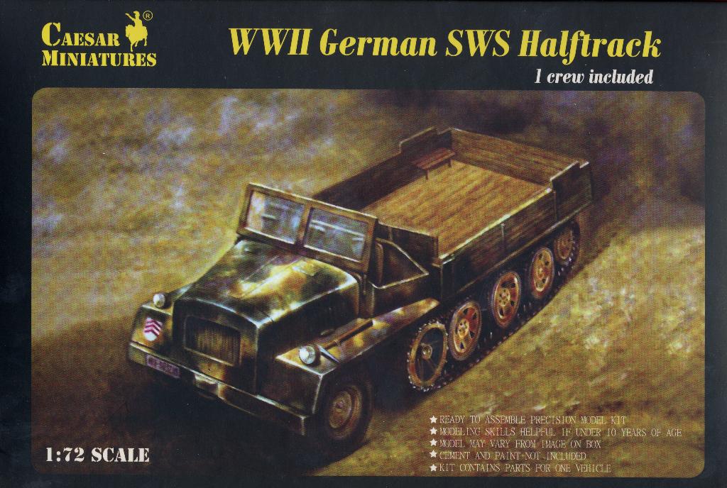 1/72　ドイツ sWS 重ハーフトラック - ウインドウを閉じる