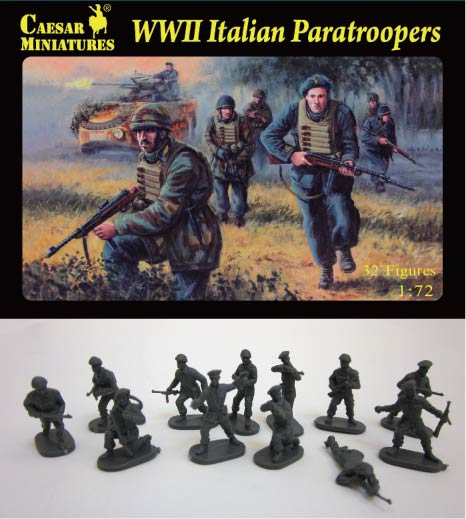 1/72　WWII イタリア陸軍 空挺師団 歩兵 - ウインドウを閉じる