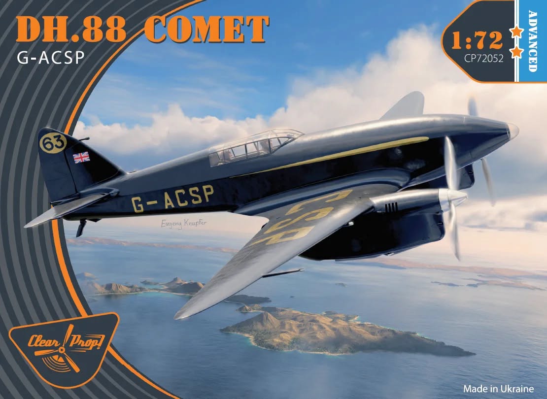 【予約する】　1/72 DH.88 コメット "G-ACSP ブラックマジック"