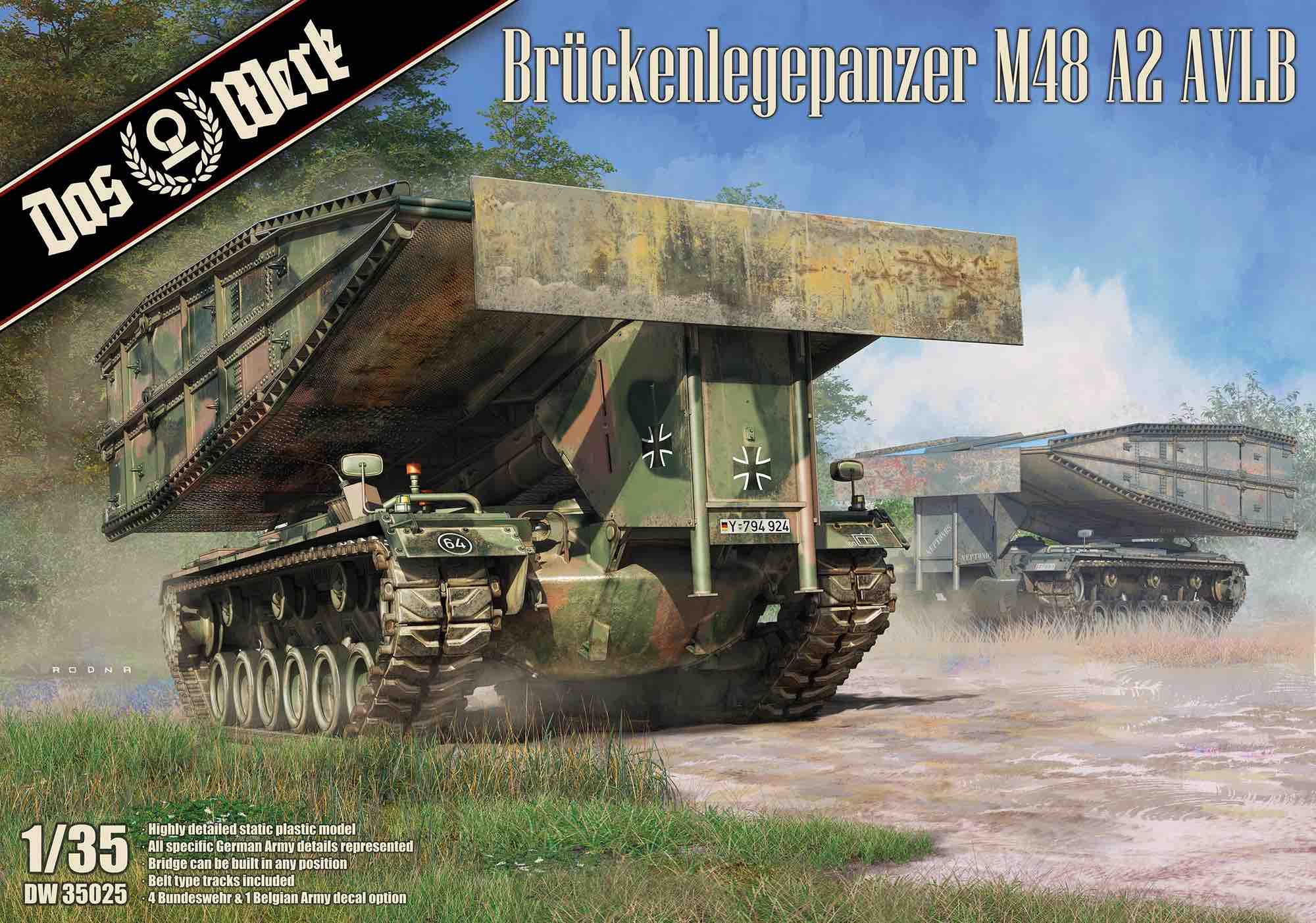 1/35 ドイツ軍 M48A2 AVLB （架橋戦車） - ウインドウを閉じる