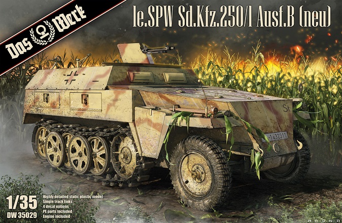 1/35 le.SPW Sd.Kfz.250/1 B型 (ノイ) ハーフトラック - ウインドウを閉じる