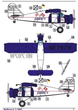 1/72 べランカ J-300 ｢リバティ｣&｢ワルシャワ｣ - ウインドウを閉じる