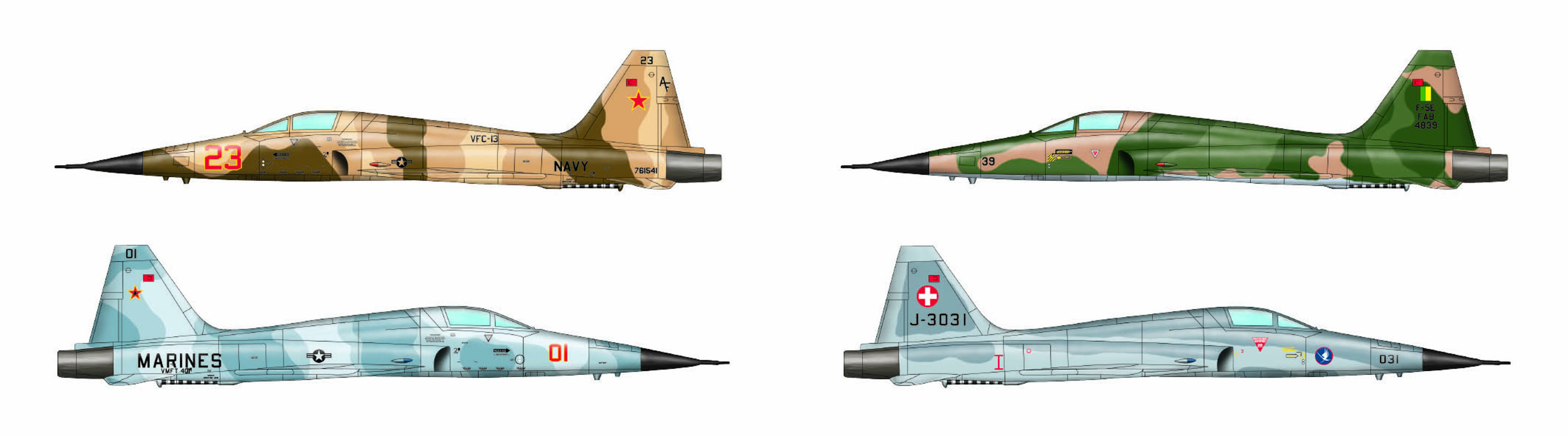 1/72 アメリカ海軍 F-5E タイガーⅡ