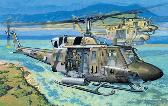 1/35 アメリカ海兵隊 UH-1N "ガンシップ"