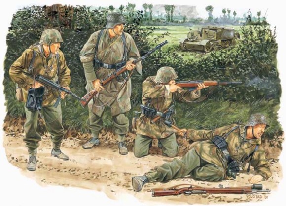 1/35 WW.II ドイツ軍 フォン・ルック戦闘団 ノルマンディー 1944 - ウインドウを閉じる