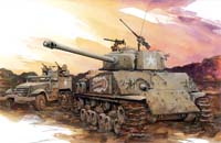 1/35 WW.IIアメリカ陸軍　重戦車　M4A3E8 シャーマン イージーエイト "サンダーボルトVII" - ウインドウを閉じる