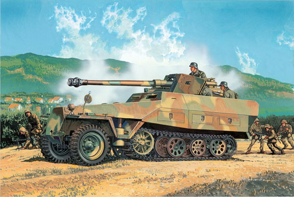 1/35　Sd.Kfz.251/22 Ausf.D 7.5cm対戦車自走砲 - ウインドウを閉じる