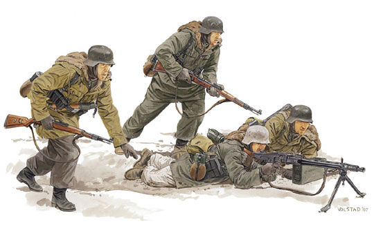 1/35 WW.II ドイツ武装親衛隊 装甲擲弾兵（冬季装備） ヴィーキング師団 東部戦線 1943-1945 - ウインドウを閉じる