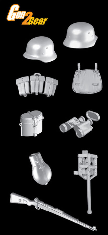 1/35 WW.II ドイツ軍 負傷した武装親衛隊兵と装甲擲弾兵 アルンヘム 1944 （フィギュア4体セット）Gen2