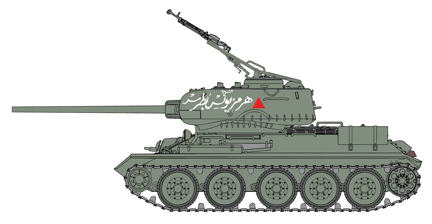 1/35 シリア陸軍 T-34/85 - ウインドウを閉じる