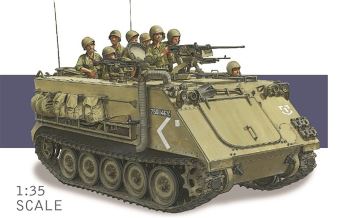 1/35 イスラエル国防軍 IDF M113 装甲兵員輸送車 "ゼルダ" 第四次中東戦争（ヨム・キプール戦争）1973 フィギュ - ウインドウを閉じる