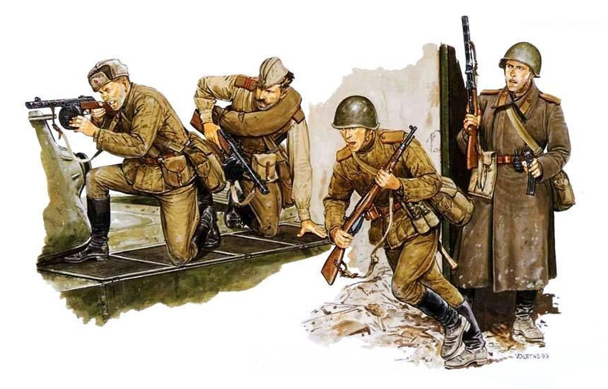 1/35 WW.II ソビエト陸軍 自動車化狙撃兵 ベルリン 1945