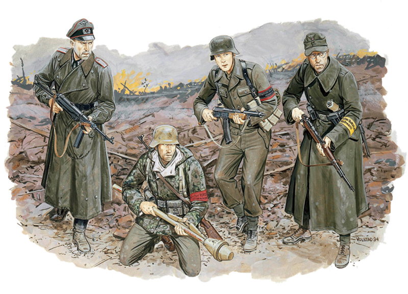 1/35 WW.II ドイツ軍 国民突撃兵 ベルリン 1945