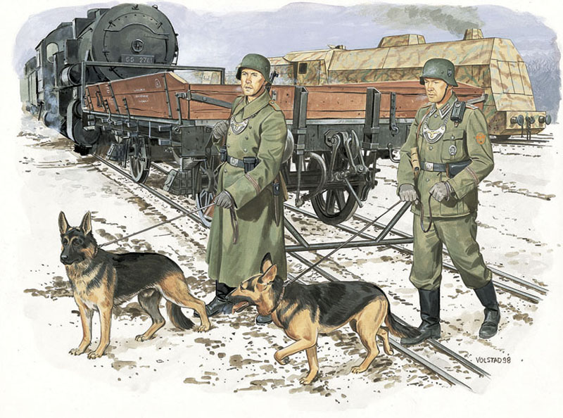 1/35 ドイツ野戦憲兵 w/軍用犬 - ウインドウを閉じる