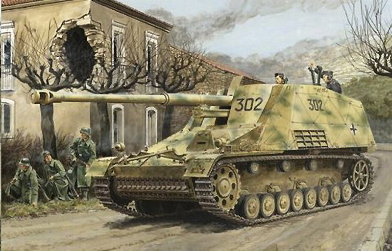 1/35 WW.II ドイツ軍 自走砲 Sd.Kfz. 164 ホルニッセ - ウインドウを閉じる