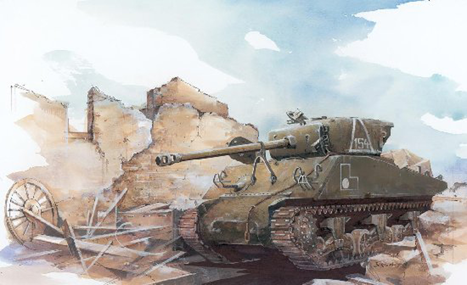 1/35 WW.II ソビエト軍 M4A2(76) シャーマン - ウインドウを閉じる