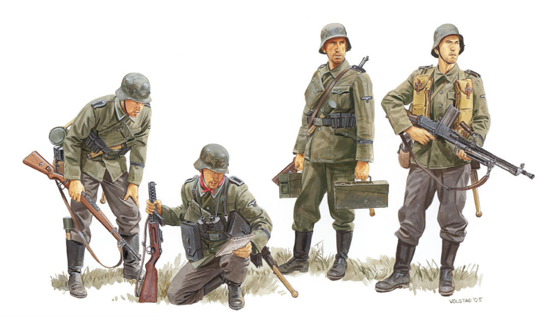1/35 WW.II ドイツ武装親衛隊 ゲルマニア連隊 フランス 1940