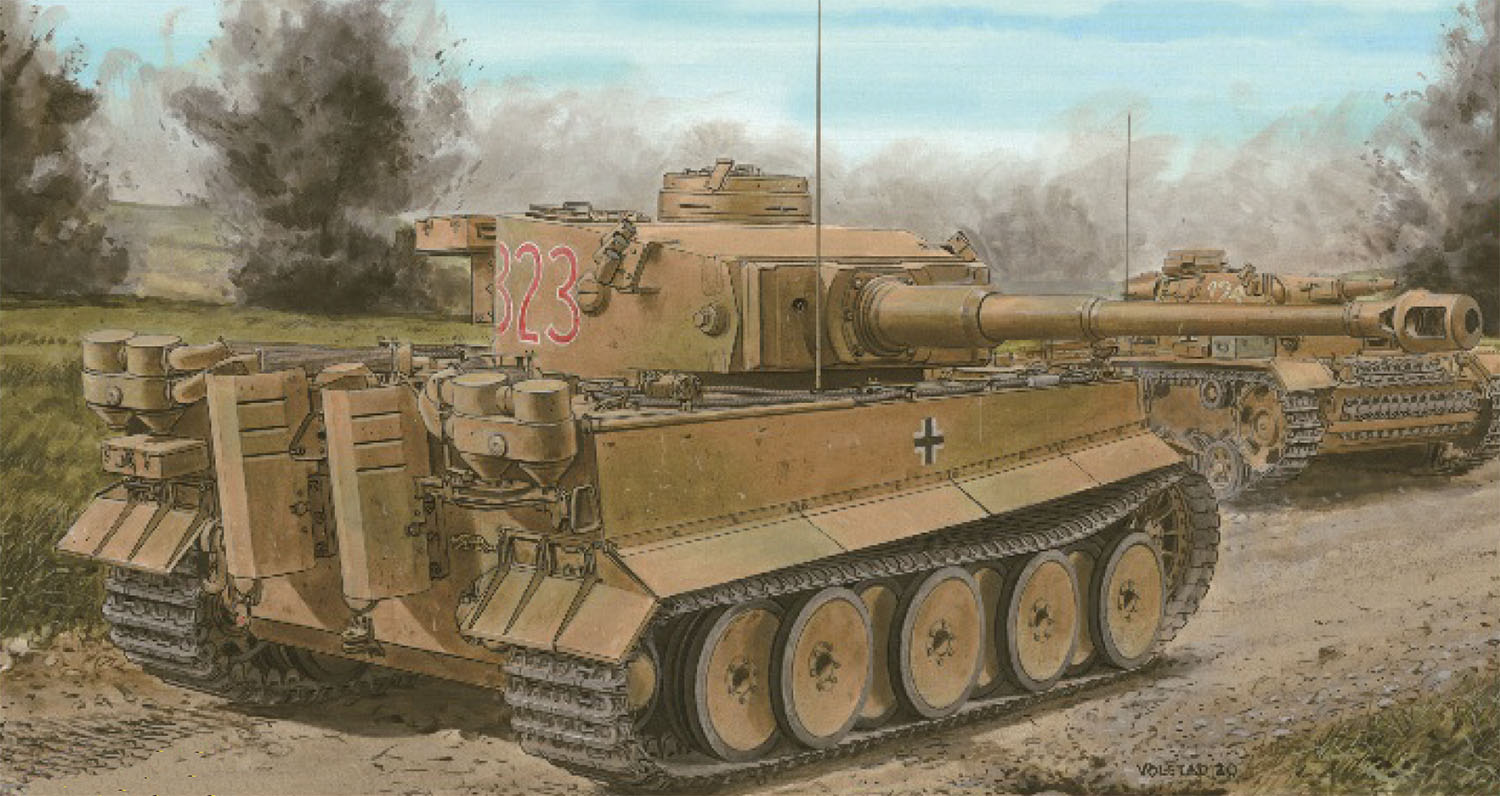 【予約する】　1/35 WW.II ドイツ軍 ティーガーI 極初期生産型 "オクセンコップフ作戦 1943" マジックトラック/