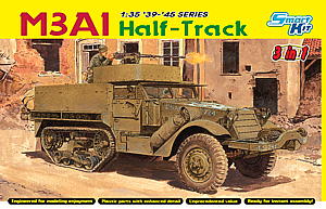 【予約する】　1/35 WW.II アメリカ軍 M3A1 ハーフトラック 3in1 フィギュア/装備品付属