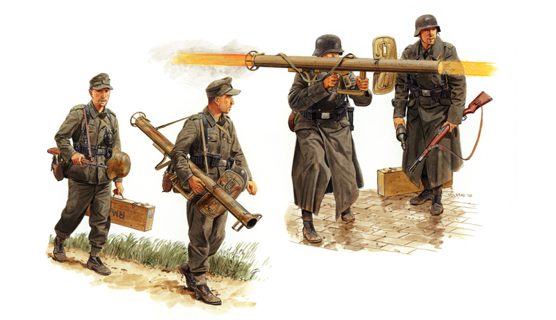 1/35 WW.II ドイツ軍 対戦車兵 w/パンツァーシュレック