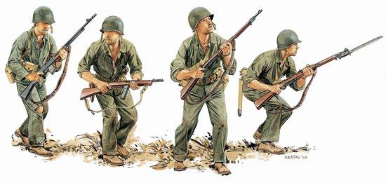 1/35 WW.II アメリカ海兵隊 ペリリュー ガダルカナル 1942