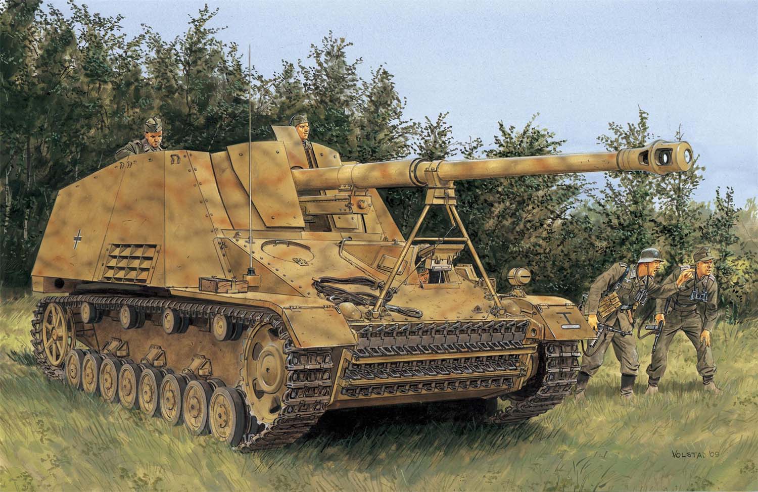 1/35 WW.II ドイツ軍 Sd.Kfz.164 ナースホルン(4in1) - ウインドウを閉じる