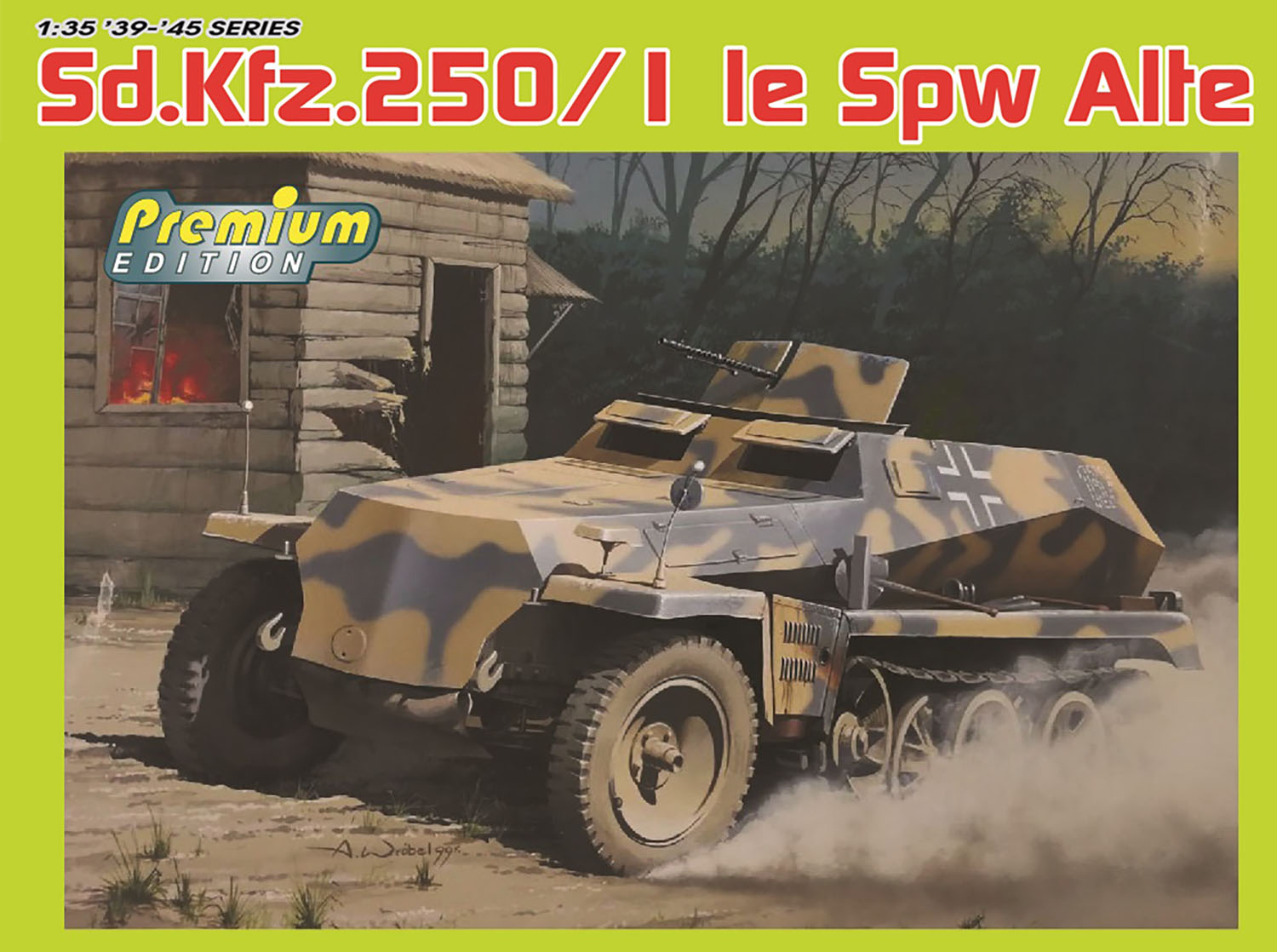 1/35 WW.II ドイツ軍 Sd.Kfz.250/1 アルテ 軽装甲兵員輸送車 マジックトラック/金属製車幅ポール/Gen2