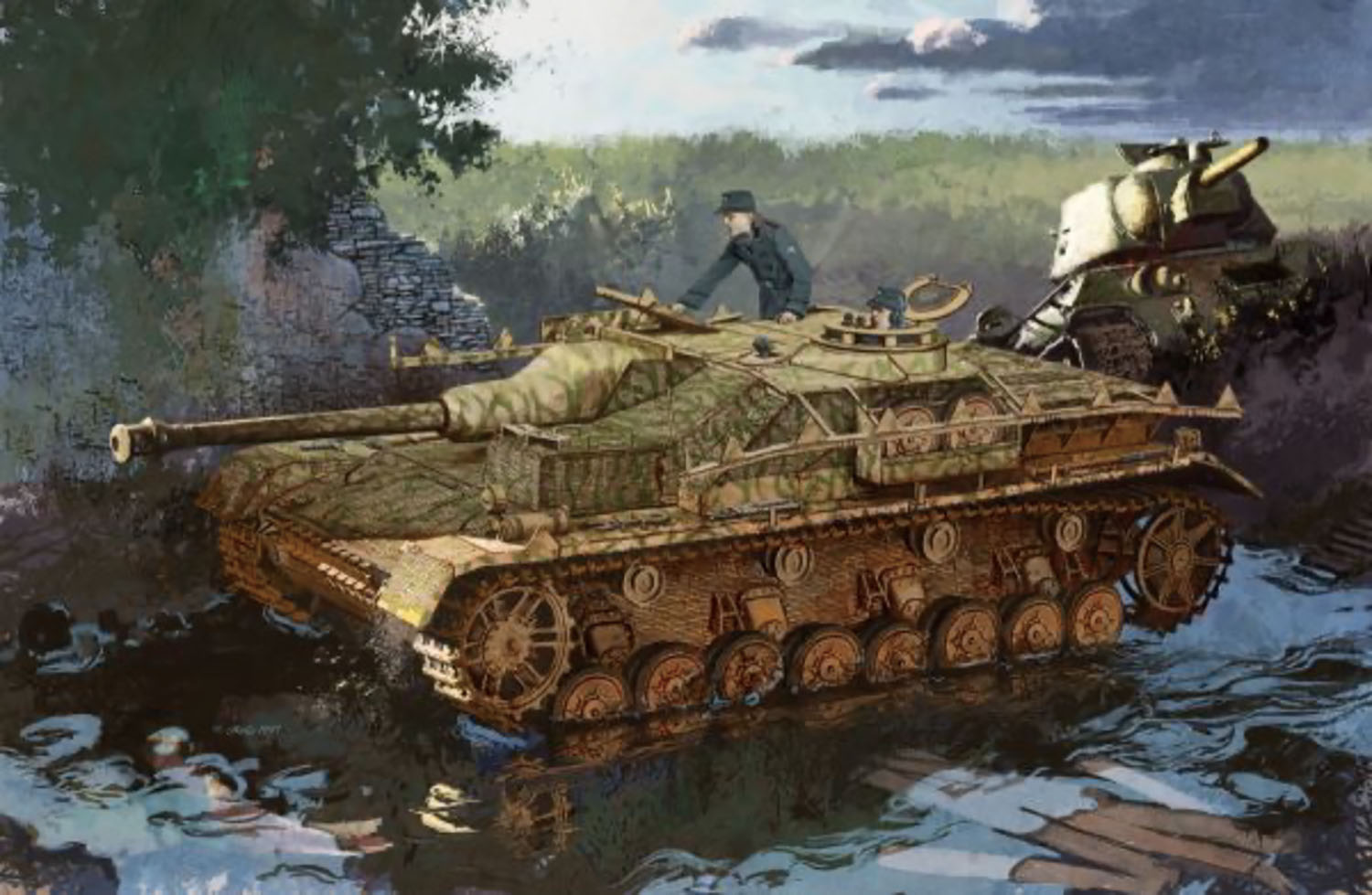 【予約する】　1/35 WW.II ドイツ軍 IV号突撃砲 初期型 ツィンメリットコーティング仕様 マジックトラック/アルミ砲身 - ウインドウを閉じる