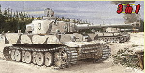 1/35 WW.II ドイツ軍 ティーガーI極初期生産型　第502重戦車大隊 レニングラード 1942/43 3in1 マジック