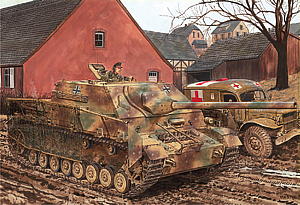1/35 ドイツ軍 IV号駆逐戦車 L/70(A) ツヴィッシェンレーズンク マジックトラック&アルミ砲身&戦車兵フィギュア付 - ウインドウを閉じる
