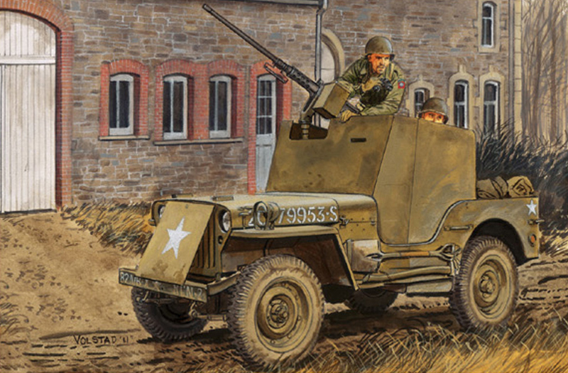 【予約する】　1/35 WW.II アメリカ陸軍 1/4トン 4x4 小型装甲車 w/キャリバー50 - ウインドウを閉じる