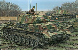 1/35 WW.II ドイツ軍 IV号観測戦車 J型／IV号戦車 J型 中期生産型 (2in1) マジックトラック/アルミ砲身付 - ウインドウを閉じる
