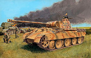 1/35 WW.II ドイツ軍 パンターD型 第39戦車連隊第52戦車大隊 1943年 クルスク マジックトラック付属 - ウインドウを閉じる