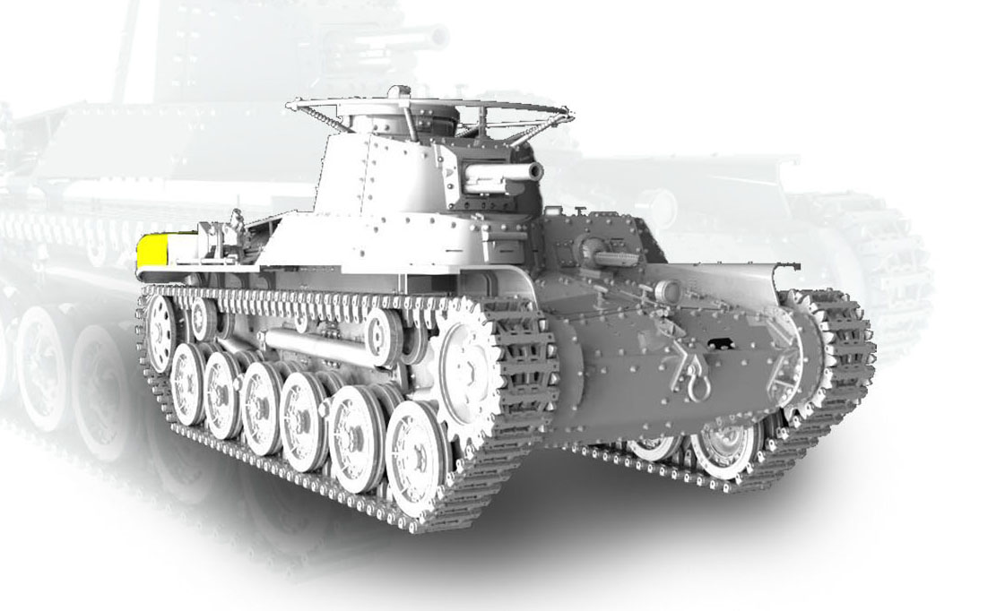 1/35 WW.II 日本陸軍九七式中戦車"チハ"前期型 - ウインドウを閉じる