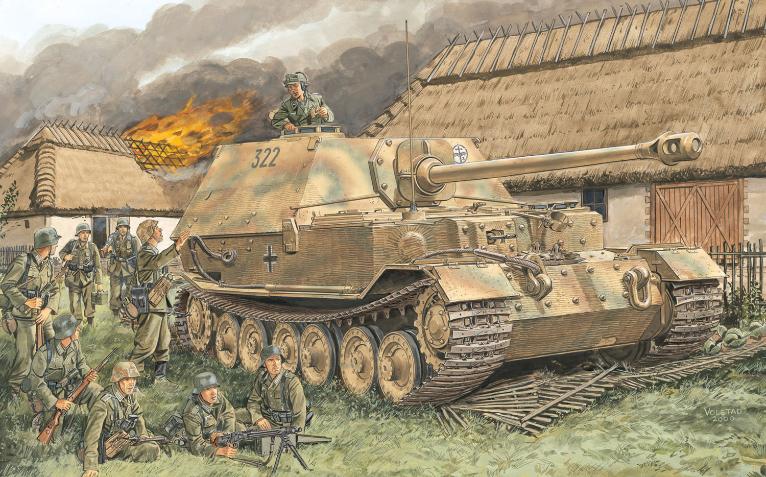 定番人気HOTタミヤ 1/35 ドイツ重駆逐戦車 エレファント 完成品 完成品