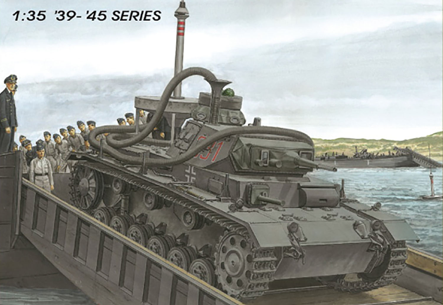 1/35 WW.II ドイツ軍 III号潜水戦車F型 アシカ作戦 マジックトラック仕様 グデーリアンフィギュア付属