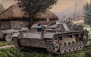 1/35 WW.II ドイツ軍 StuG.III Ausf.B III号突撃砲B型 マジックトラック付属